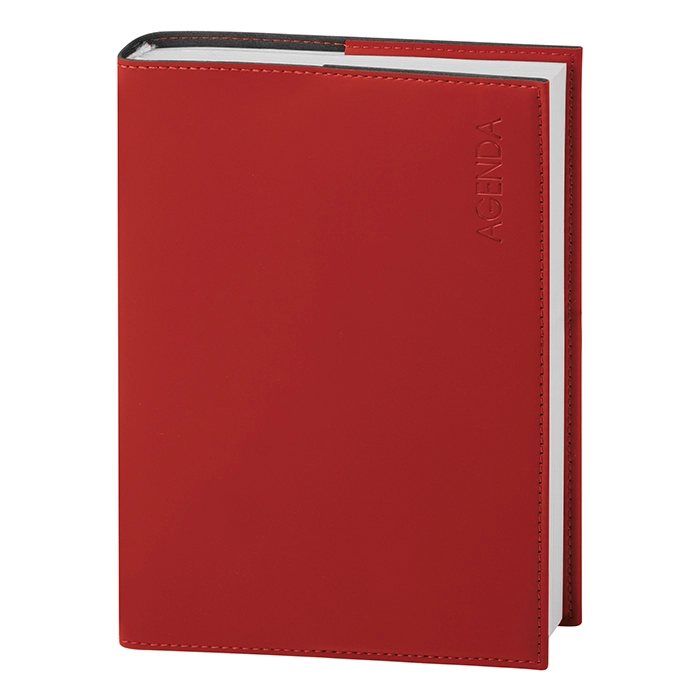 Immagine Agenda giornaliera con copertina flessibile in poliuretano 17,5x24,5 cm
