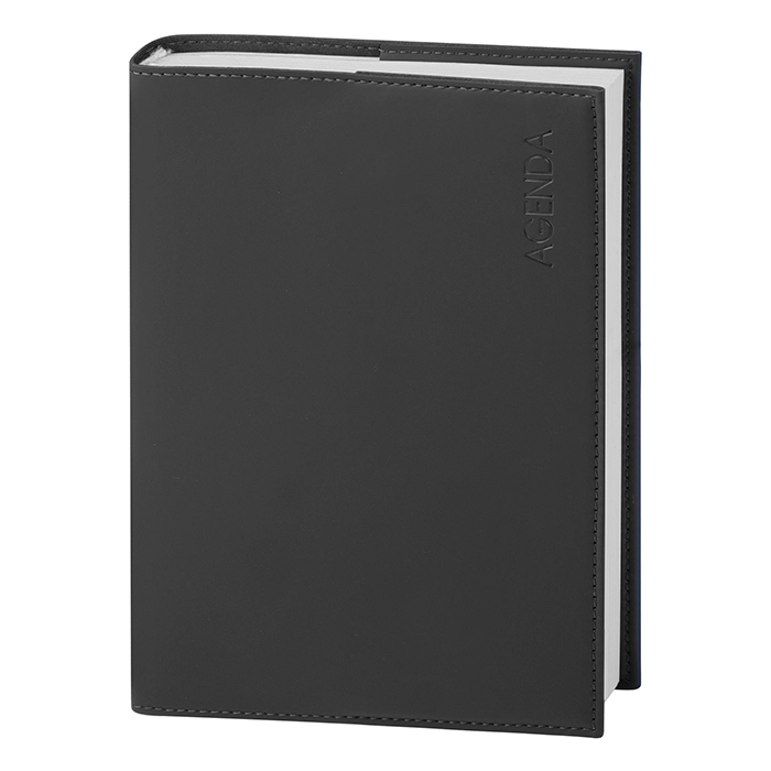 Immagine Agenda giornaliera con copertina flessibile in poliuretano 17,5x24,5 cm