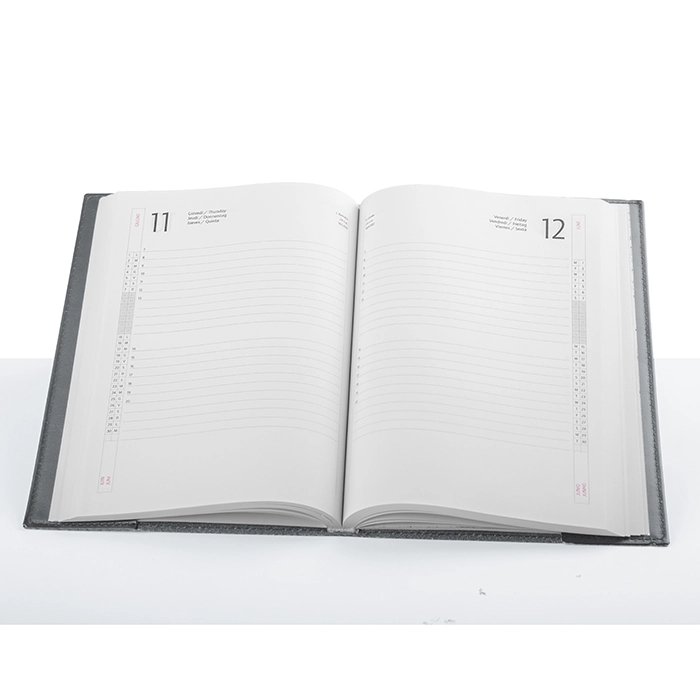 Immagine Agenda giornaliera con copertina flessibile in poliuretano 17,5x24,5 cm
