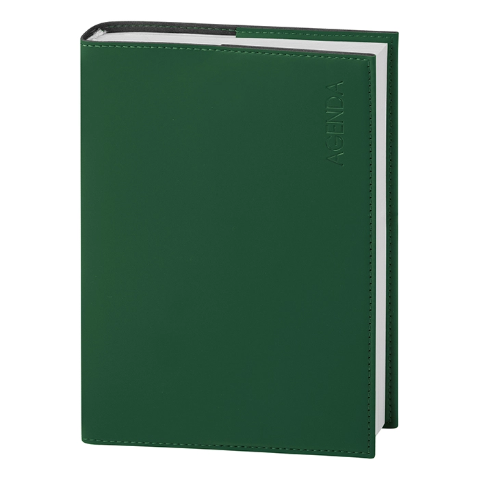 Immagine Agenda giornaliera con copertina flessibile in poliuretano 17,5x24,5 cm