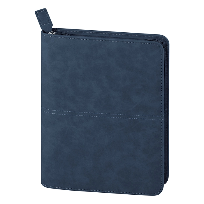 Immagine Agenda borsello con cerniera interno perpetuo in ecopelle