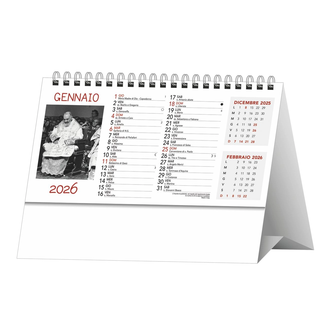 Immagine H019 Calendario - Padre Pio