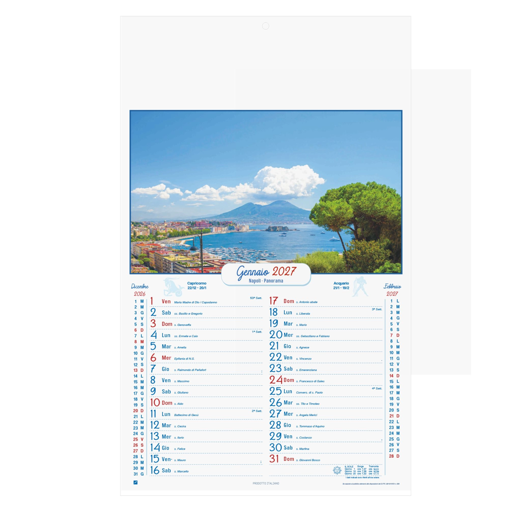 Immagine B028 - CALENDARIO NAPOLI ANTICA