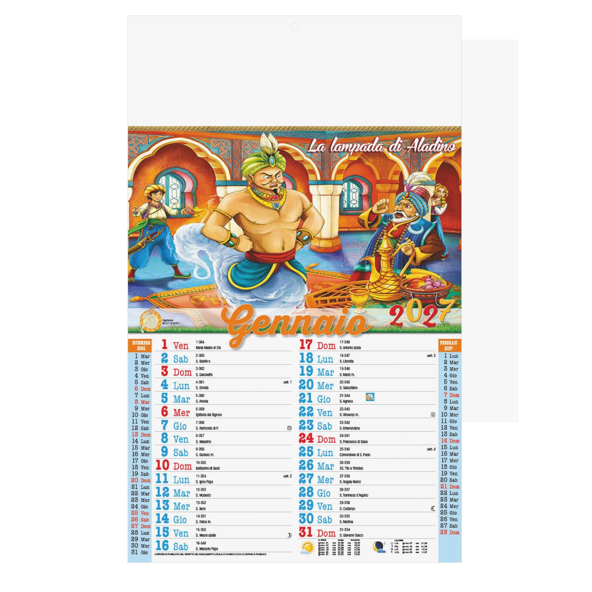 Immagine B016 - Calendario Fiabe Trimestrale 