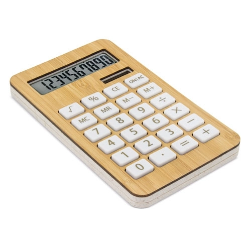 Immagine CALCOLATRICE BAMBÙ/FIBRA DI GRANO 