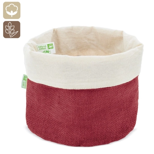 Immagine BORSA PER PANE COTONE E JUTA NATURALE 