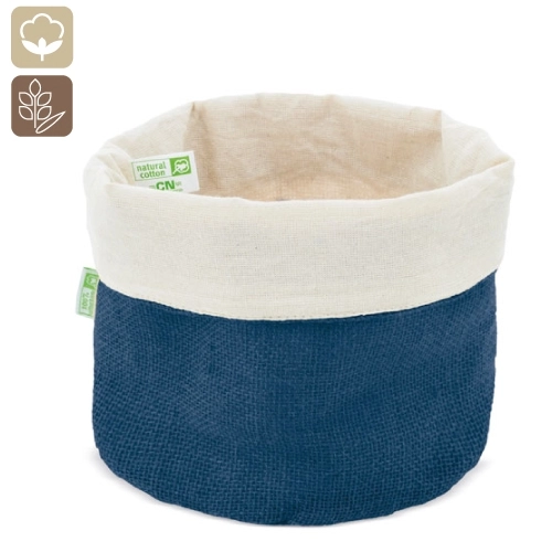 Immagine BORSA PER PANE COTONE E JUTA NATURALE 