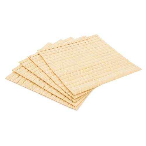 Immagine SET DI 5 SOTTOBICCHIERI BAMBÙ 