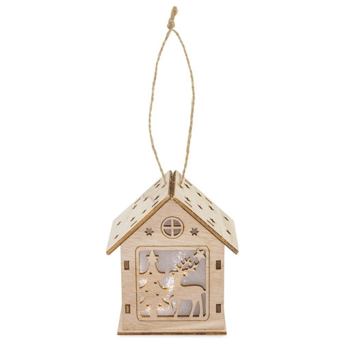 Immagine CAPANNA IN LEGNO CON LUCE 