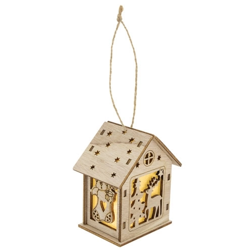 Immagine CAPANNA IN LEGNO CON LUCE 