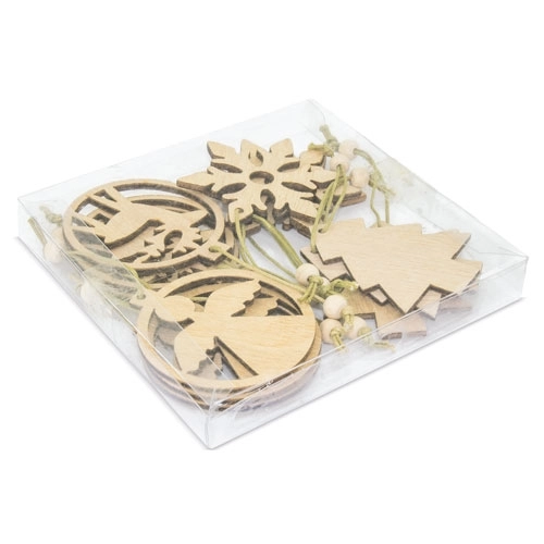 Immagine SET DECORAZIONE IN LEGNO 