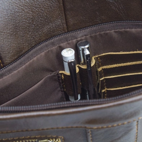 Immagine VALIGETTA IN PELLE PIERRE DELONE 