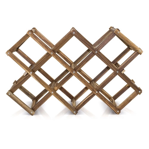 Immagine PORTABOTTIGLIE IN LEGNO DA 10 BOTTIGLIE 