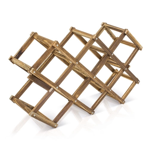 Immagine PORTABOTTIGLIE IN LEGNO DA 10 BOTTIGLIE 