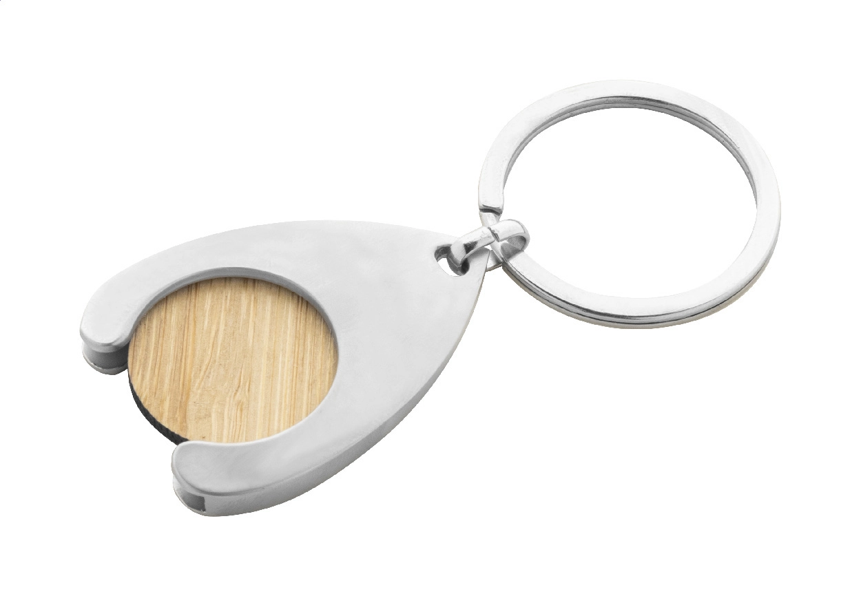 Immagine Zoinc Portachiavi con gettone per carrello 