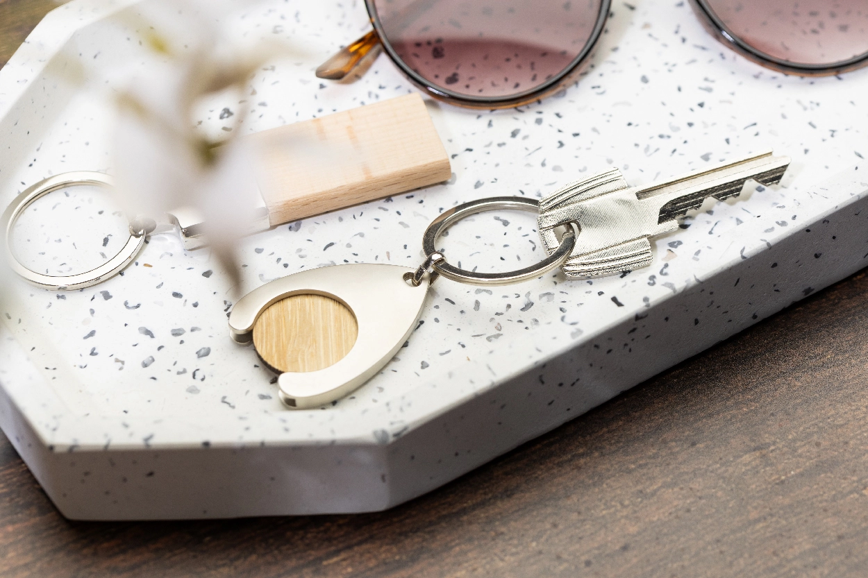 Immagine Zoinc Portachiavi con gettone per carrello 