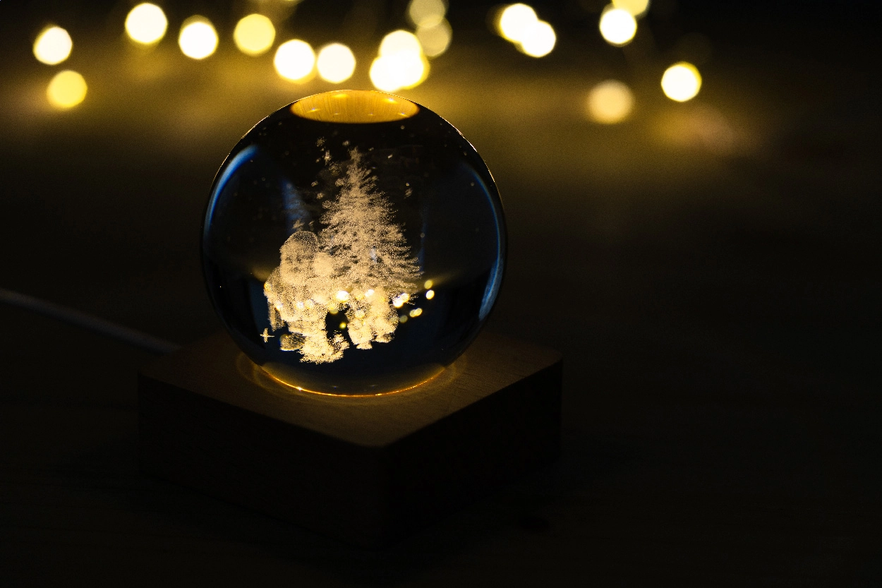 Immagine Borealis Globo luminoso natalizio