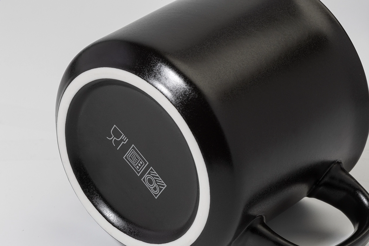 Immagine Woodstock Flat Mug in ceramica finitura opaca