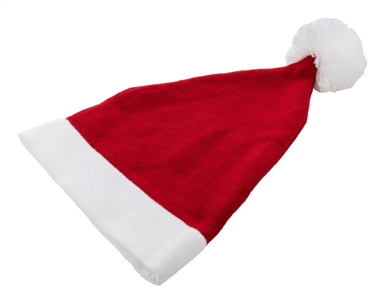 Immagine Babbo cappello da Babbo Natale lavorato a maglia