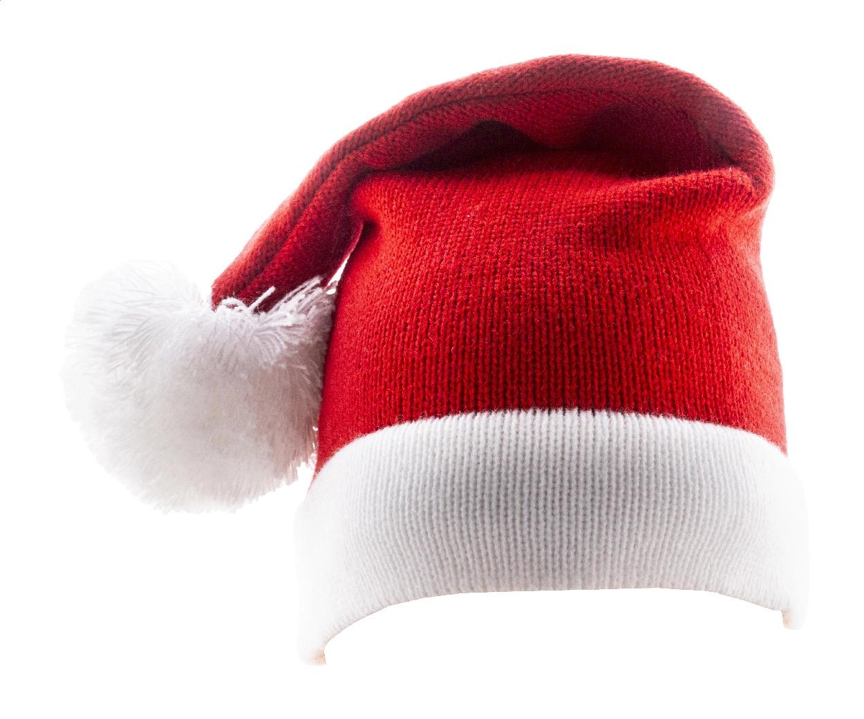 Immagine Babbo cappello da Babbo Natale lavorato a maglia