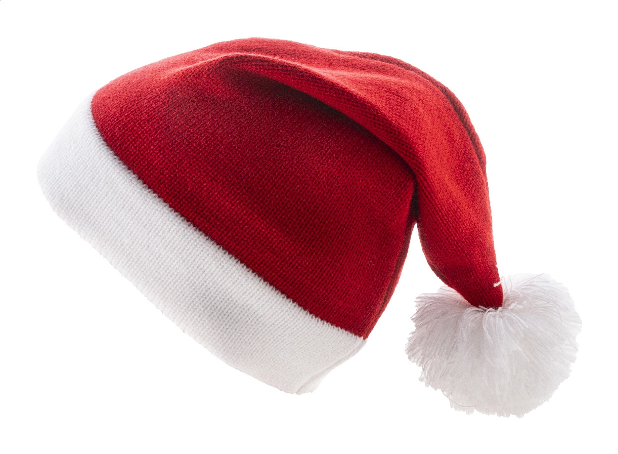 Immagine Babbo cappello da Babbo Natale lavorato a maglia