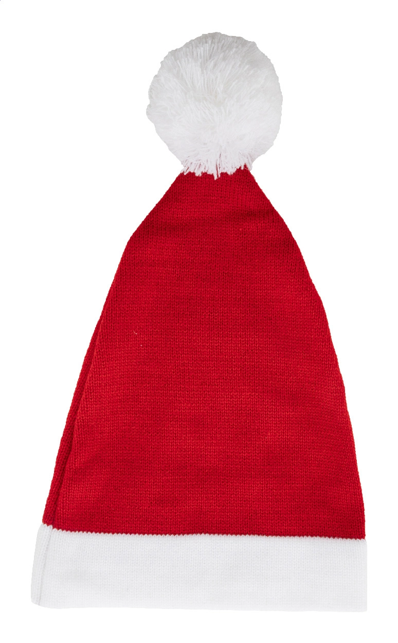 Immagine Babbo cappello da Babbo Natale lavorato a maglia