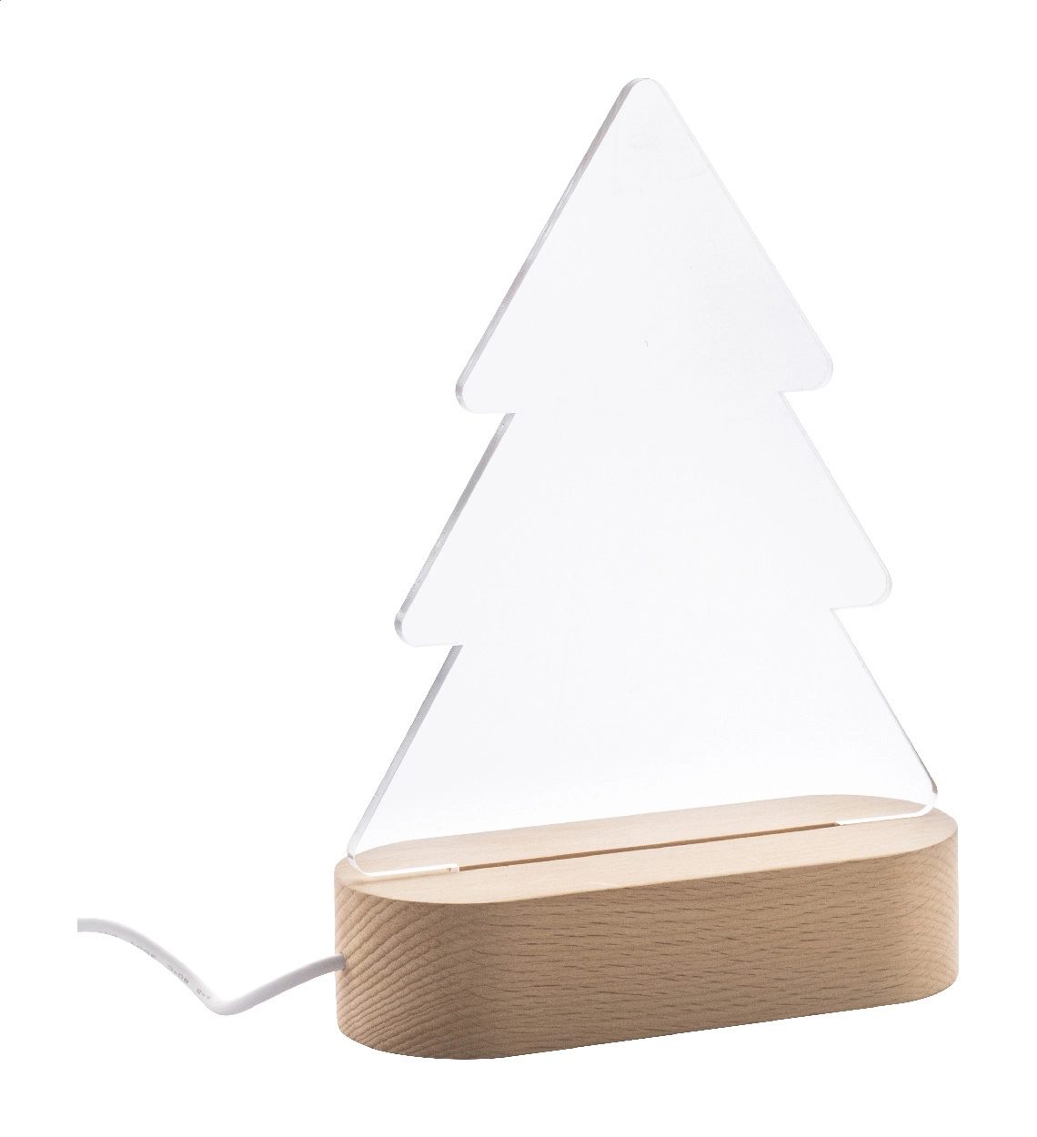 Immagine Woodify Xmas Trofeo albero natalizio con luce LED