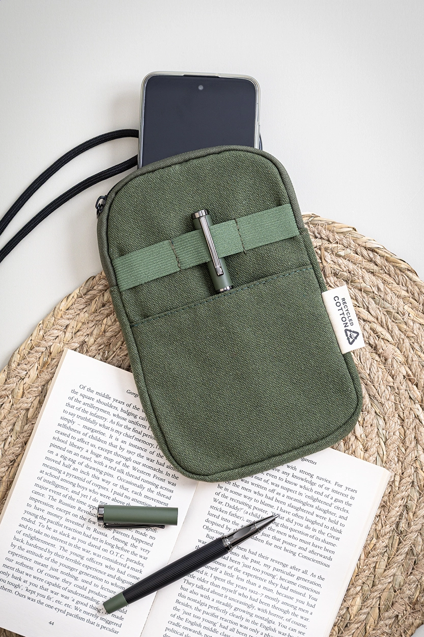 Immagine CanvaFon borsa portacellulare a tracolla in canvas riciclato