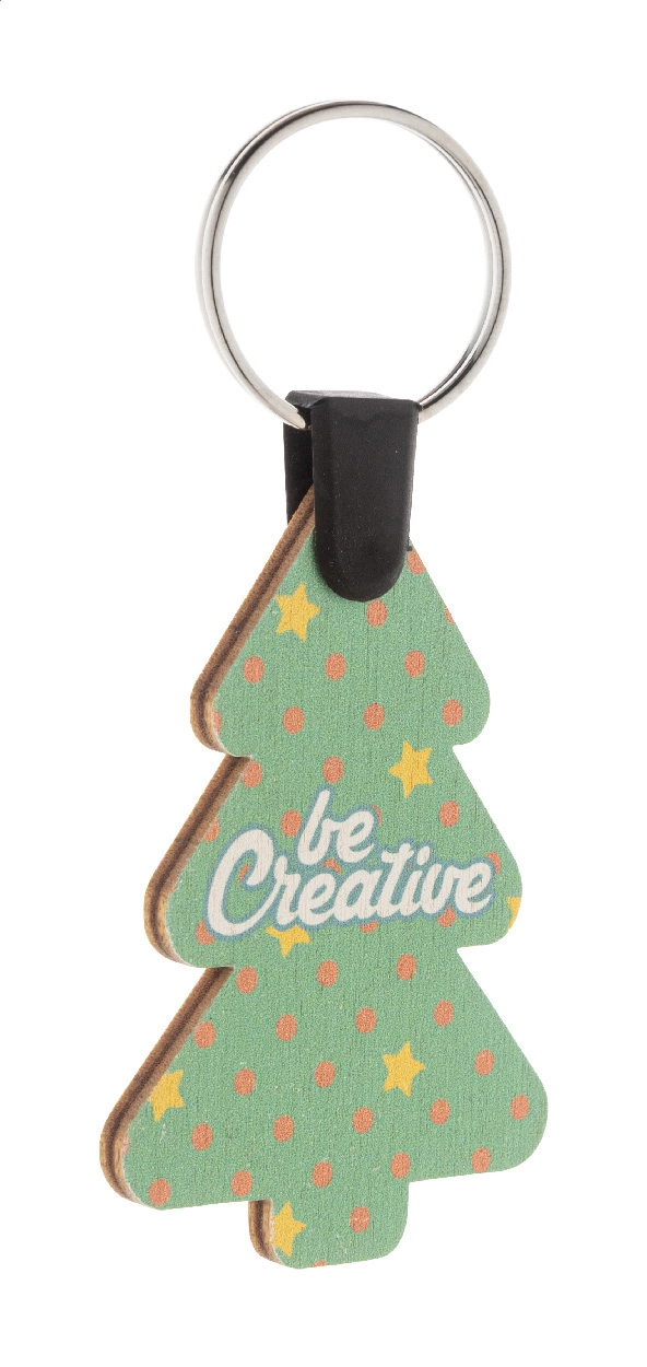 Immagine Fjerny Creative portachiavi natalizio personalizzato, albero di Natale