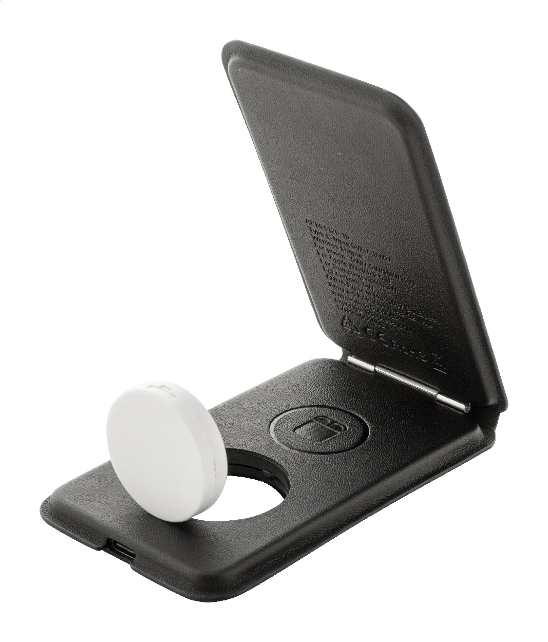 Immagine LuxCharge Stand Caricatore wireless in RPU con supporto per cellulare