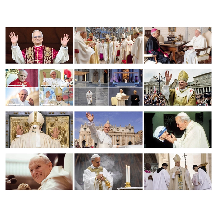 Immagine Calendari illustrati personalizzati Papa Francesco 30 x 47 cm