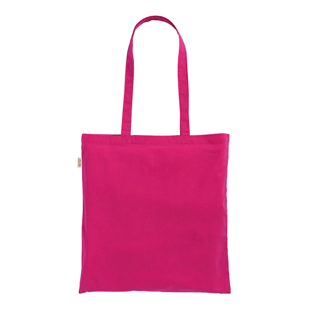Immagine Borsa shopper a tinta unita in cotone riciclato da 220 g/m2