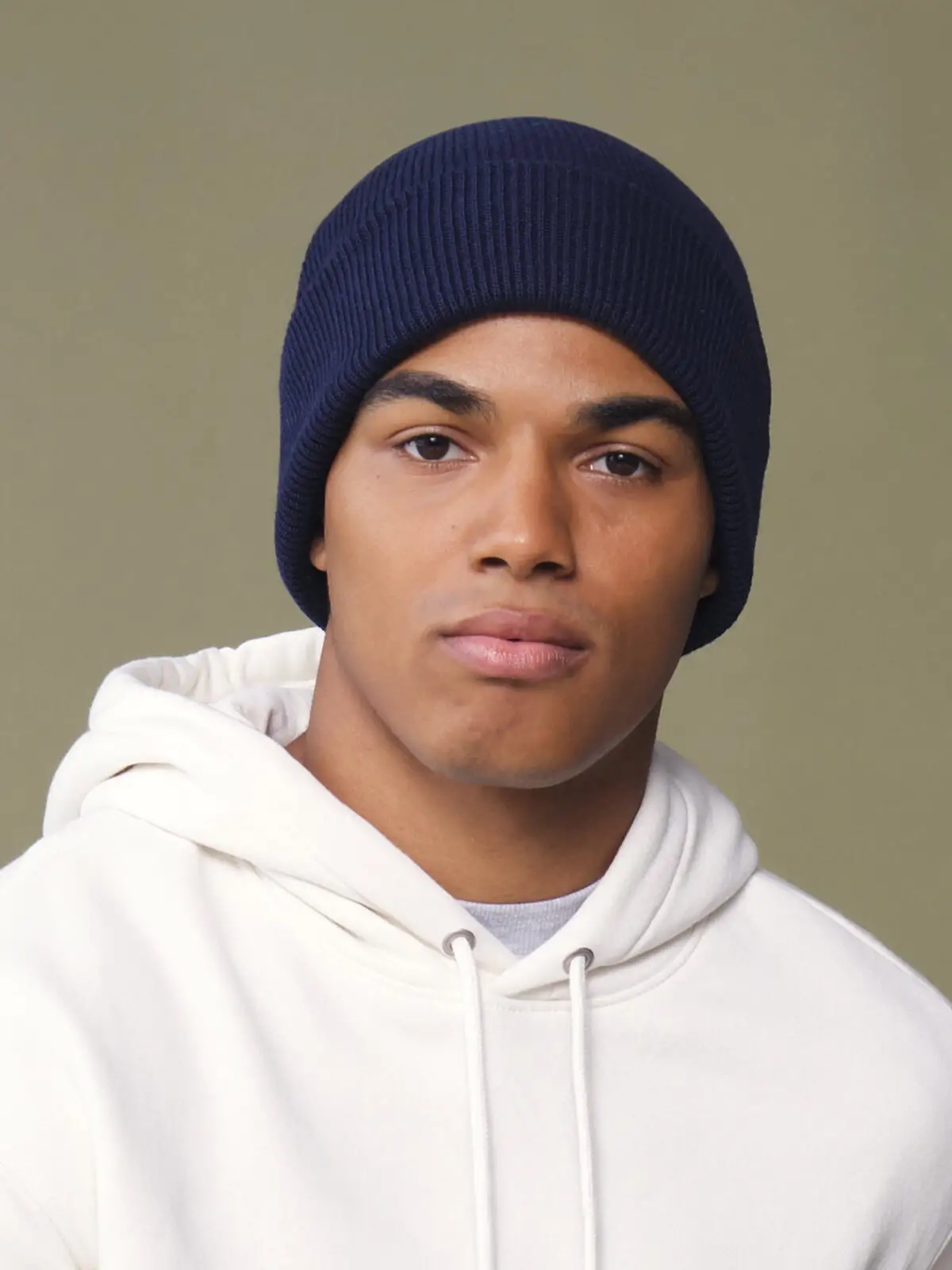 Immagine Berretto con risvolto in cotone organico