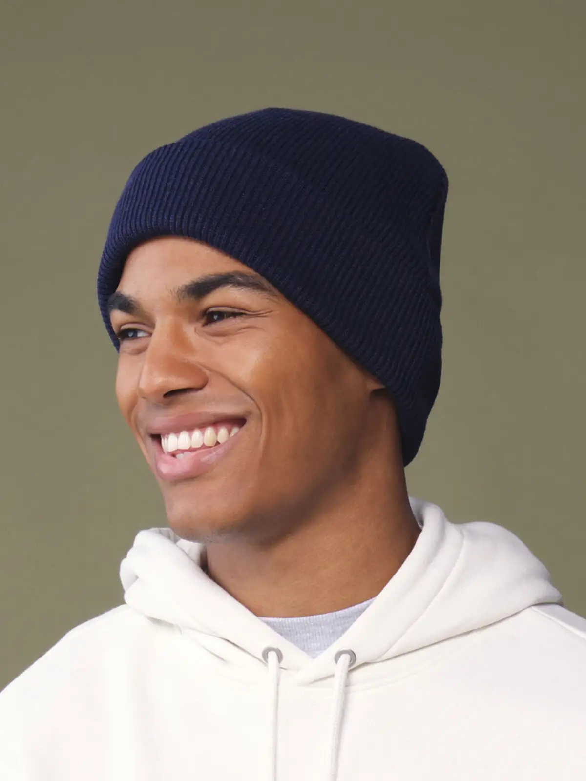 Immagine Berretto con risvolto in cotone organico