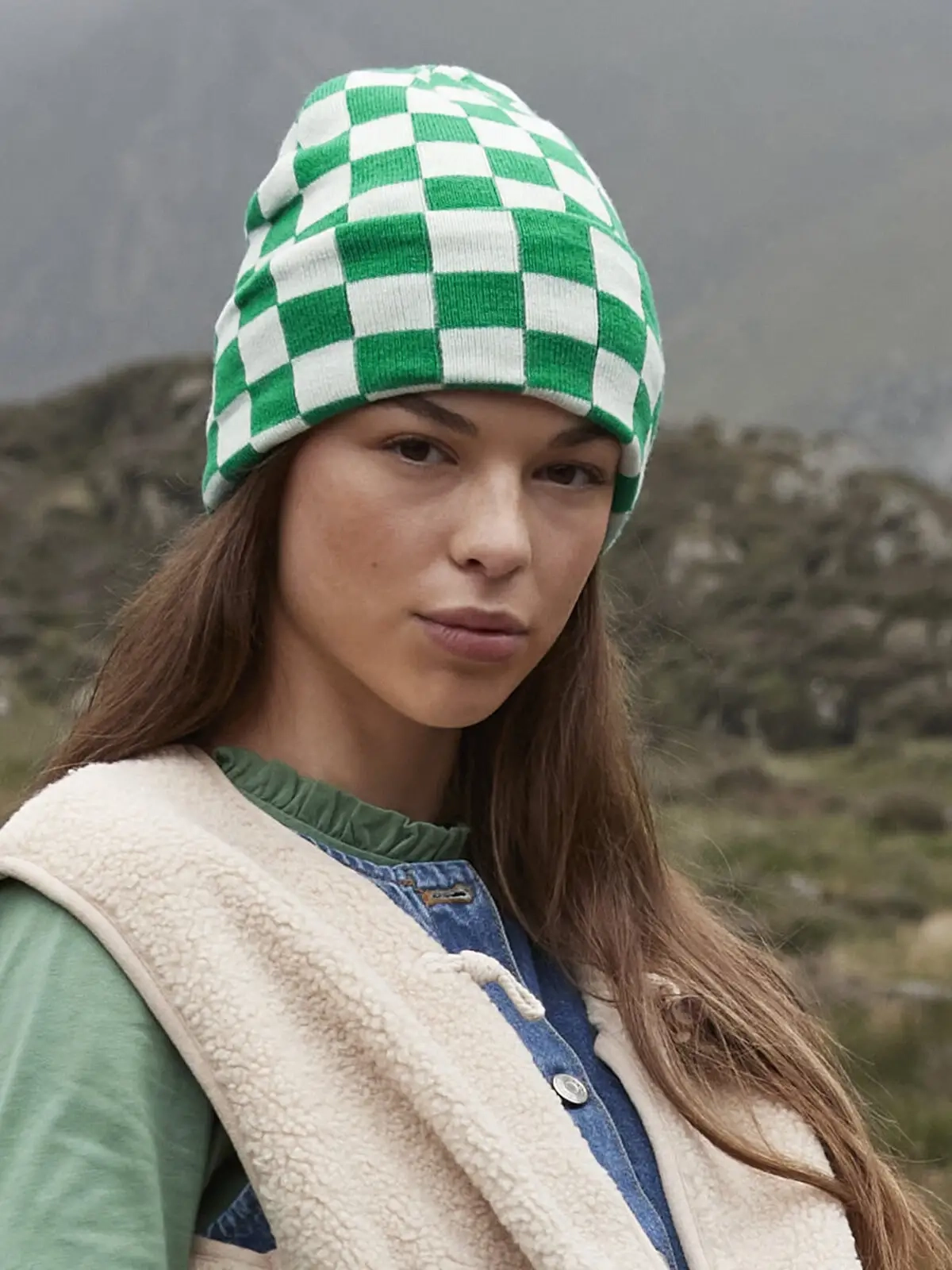 Immagine Berretto a scacchiera