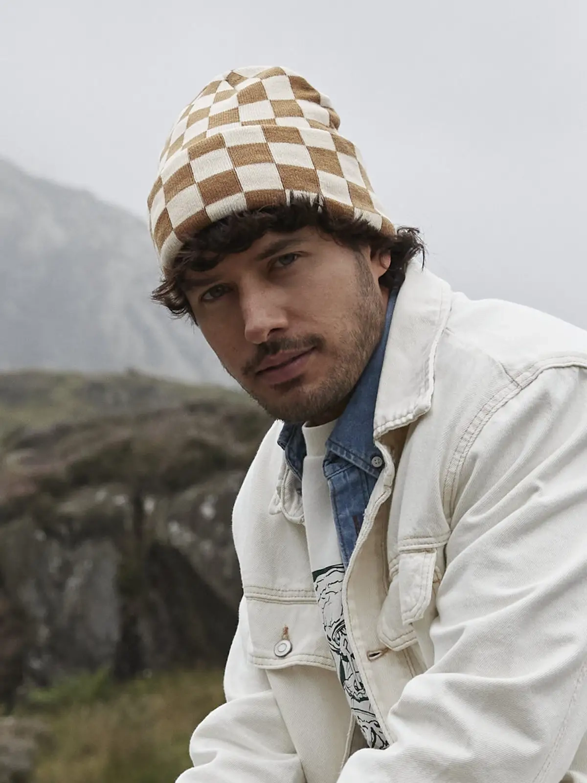 Immagine Berretto a scacchiera