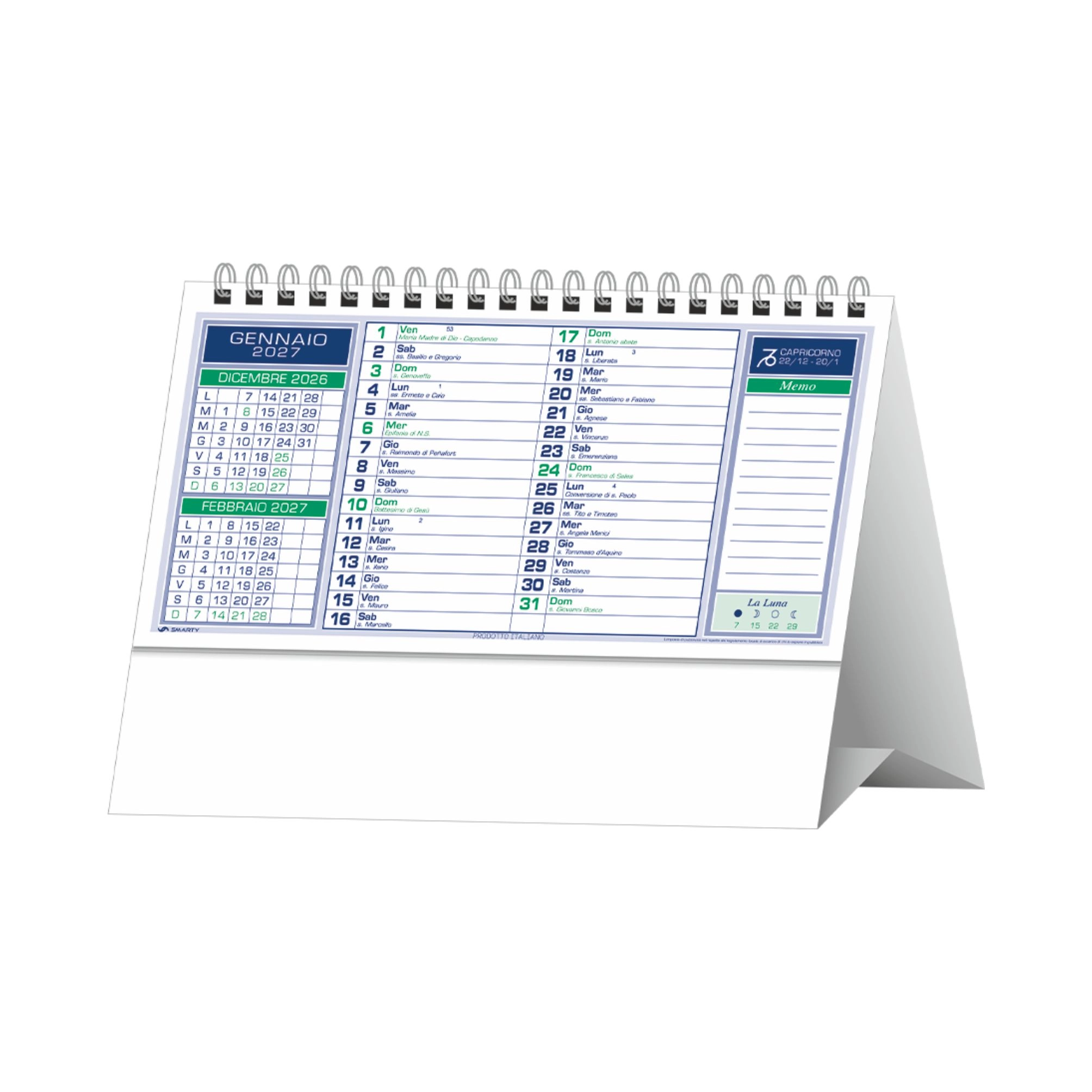 Immagine SP09 - CALENDARIO DA TAVOLO BASIC