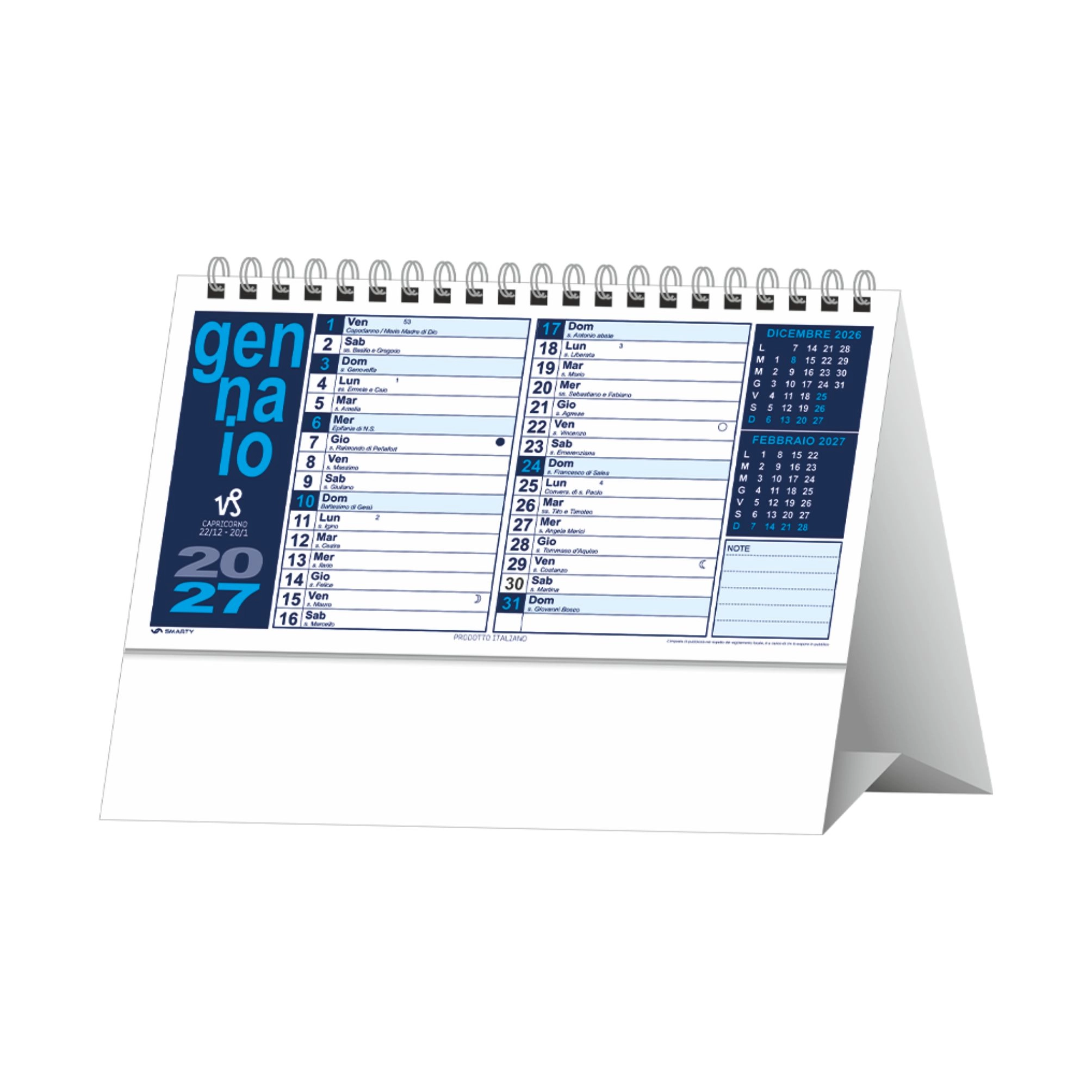 Immagine H016 CALENDARIO DA TAVOLO PORTOGHESE