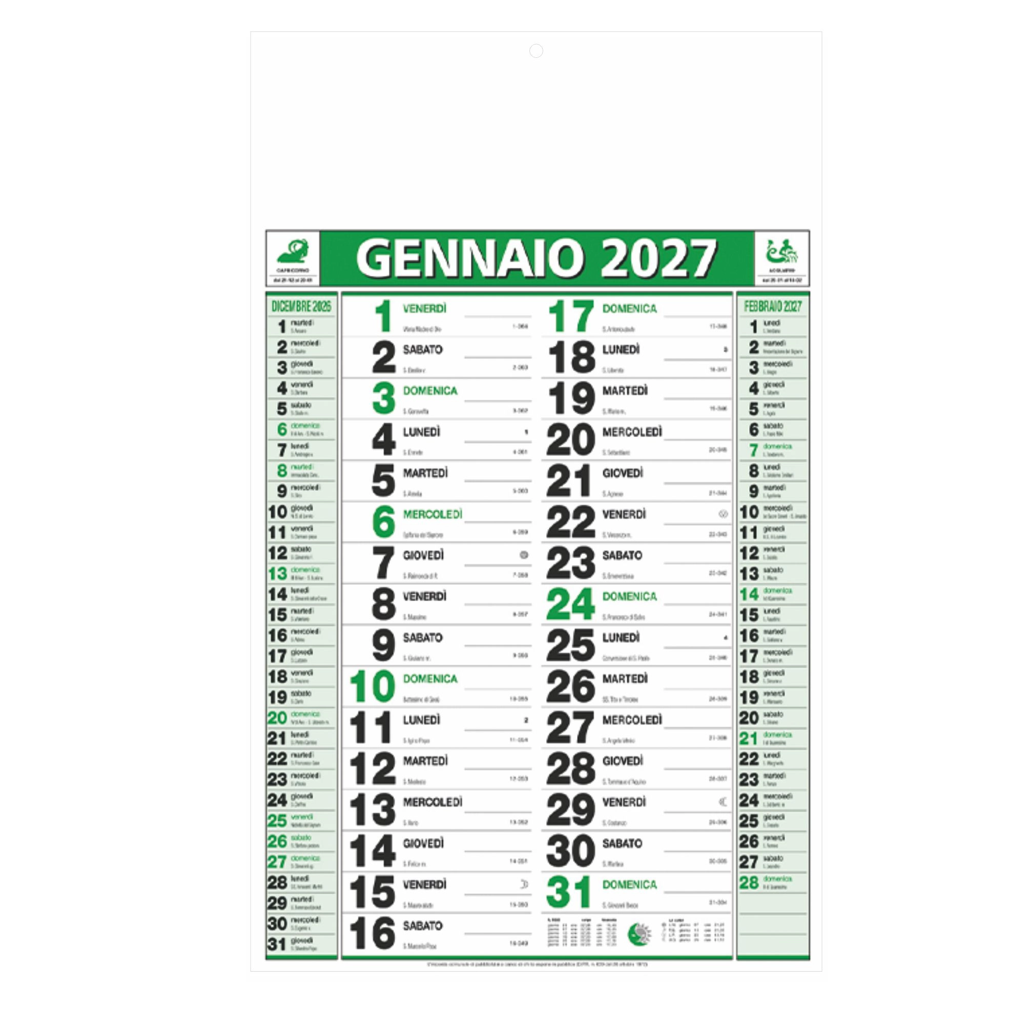 Immagine B050 - CALENDARIO OLANDESE