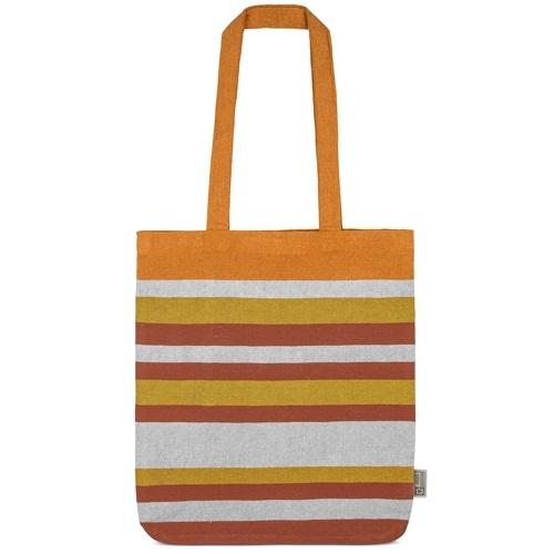 Immagine BORSA A RIGHE IN COTONE RICICLATO 
