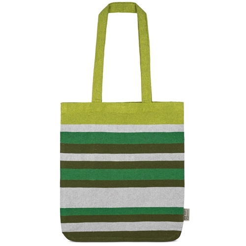Immagine BORSA A RIGHE IN COTONE RICICLATO 
