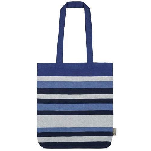 Immagine BORSA A RIGHE IN COTONE RICICLATO 