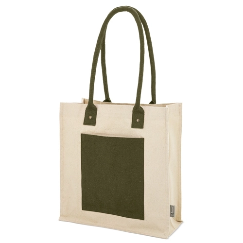Immagine BORSA COTONE CANVAS RICICLATO “SURAT”