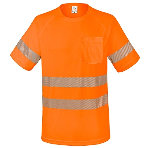Immagine T-SHIRT CON TASCHINO E BANDE RIFLETTENTI ELASTICHE “ELÁST”