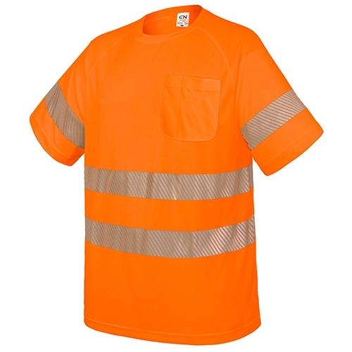 Immagine T-SHIRT CON TASCHINO E BANDE RIFLETTENTI ELASTICHE “ELÁST”