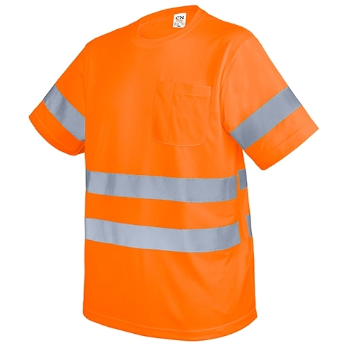 Immagine T-SHIRT CON TASCHINO E BANDE RIFLETTENTI 