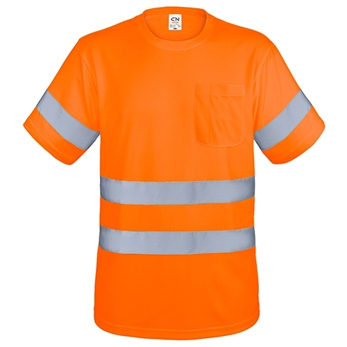 Immagine T-SHIRT CON TASCHINO E BANDE RIFLETTENTI 