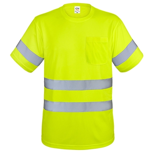 Immagine T-SHIRT CON TASCHINO E BANDE RIFLETTENTI 
