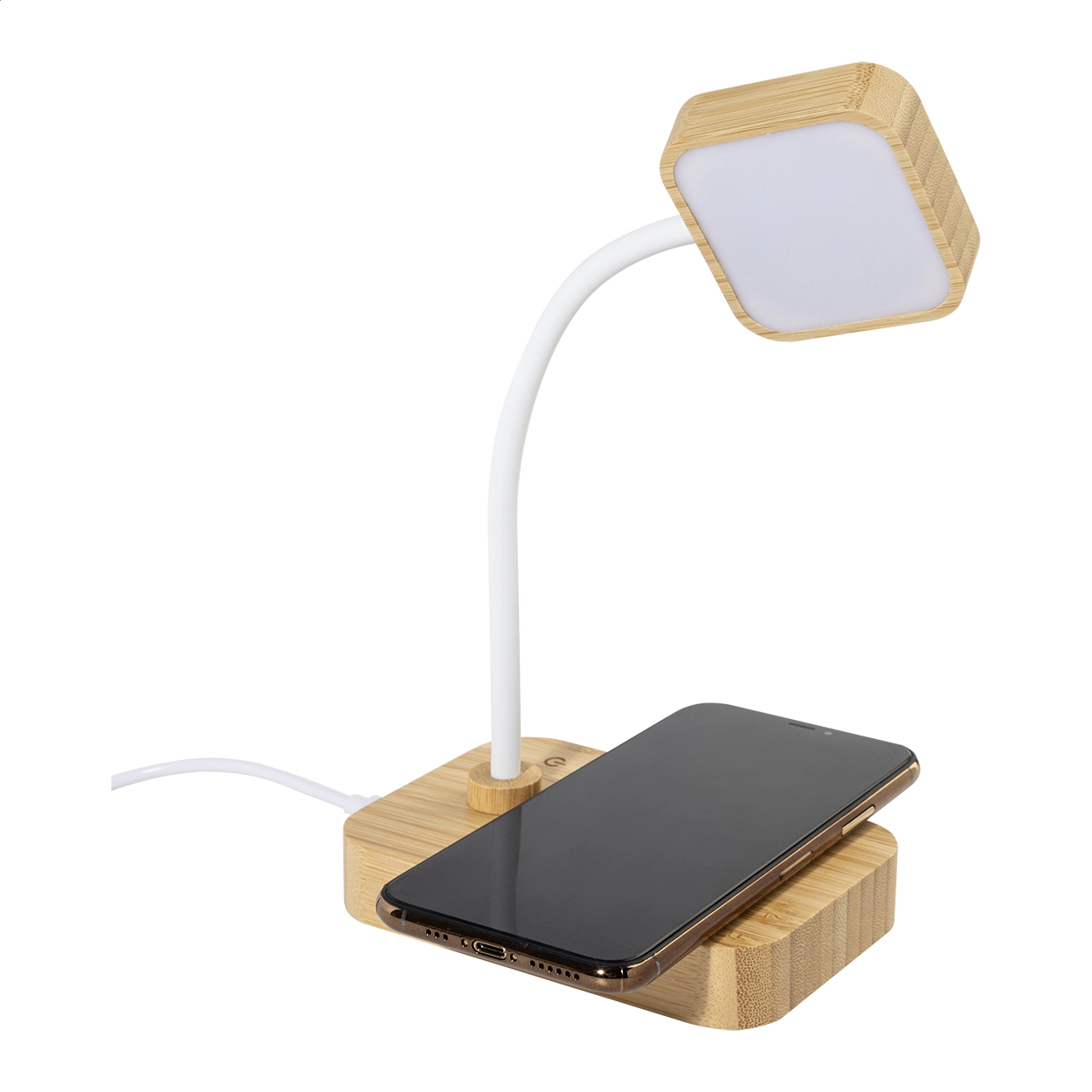 Immagine VoltGlow Lampada da tavolo con caricatore wireless