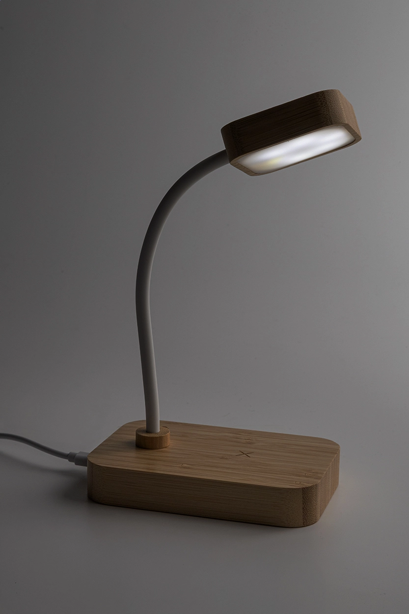 Immagine VoltGlow Lampada da tavolo con caricatore wireless